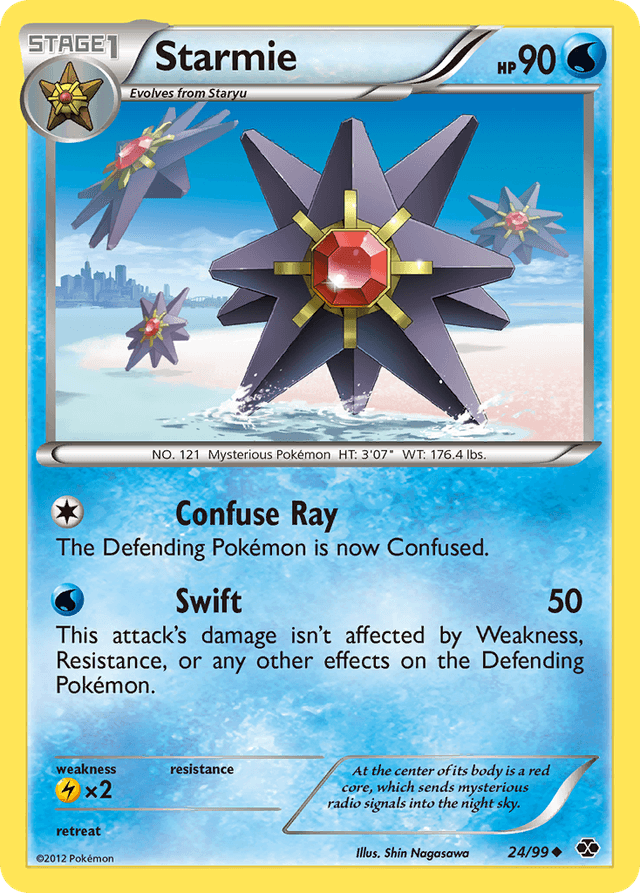 Carta Starmie 24/99 do set Next Destinies — Pokémon TCG | Bynx