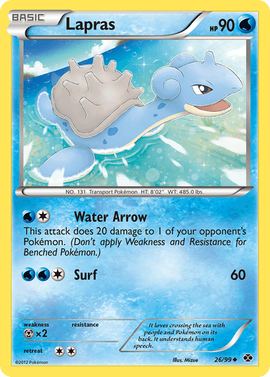 Carta Lapras 26/99 do set Next Destinies — Pokémon TCG | Bynx