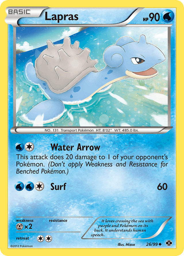 Carta Lapras 26/99 do set Next Destinies — Pokémon TCG | Bynx