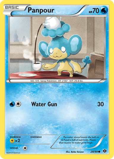 Carta Panpour 28/99 do set Next Destinies — Pokémon TCG | Bynx