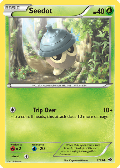 Carta Seedot 2/99 do set Next Destinies — Pokémon TCG | Bynx