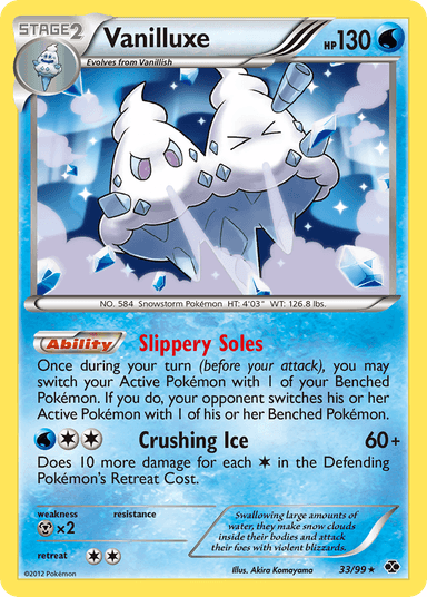 Carta Vanilluxe 33/99 do set Next Destinies — Pokémon TCG | Bynx