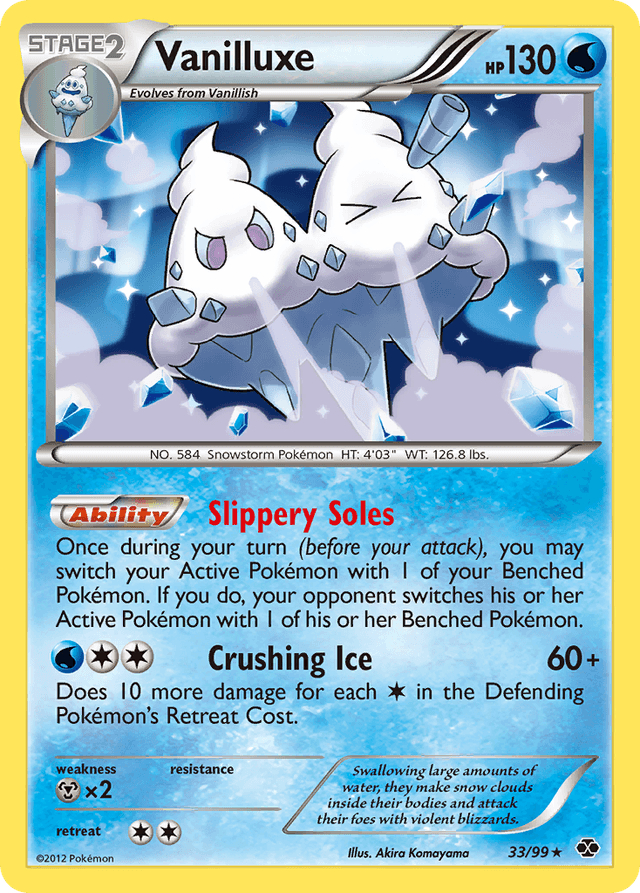 Carta Vanilluxe 33/99 do set Next Destinies — Pokémon TCG | Bynx