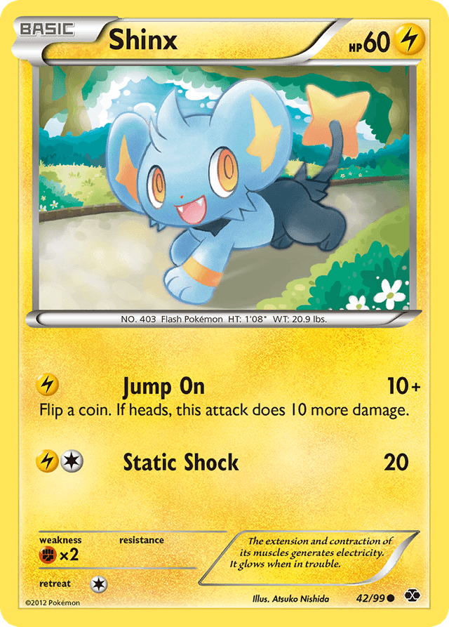 Carta Shinx 42/99 do set Next Destinies — Pokémon TCG | Bynx