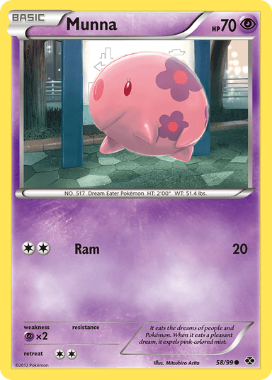 Carta Munna 58/99 do set Next Destinies — Pokémon TCG | Bynx