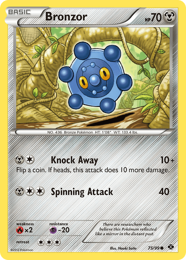 Carta Bronzor 75/99 do set Next Destinies — Pokémon TCG | Bynx