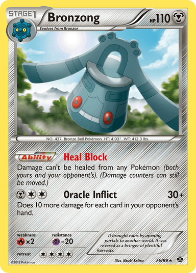 Carta Bronzong 76/99 do set Next Destinies — Pokémon TCG | Bynx