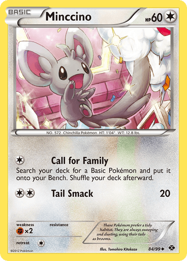 Carta Minccino 84/99 do set Next Destinies — Pokémon TCG | Bynx