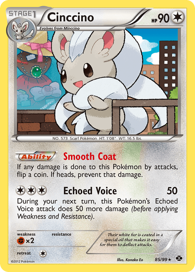 Carta Cinccino 85/99 do set Next Destinies — Pokémon TCG | Bynx
