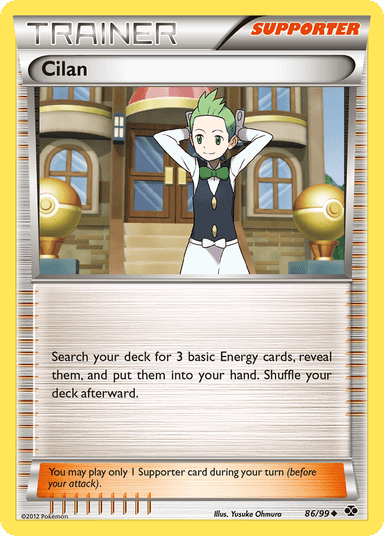 Carta Cilan 86/99 do set Next Destinies — Pokémon TCG | Bynx