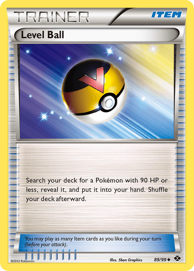Carta Level Ball 89/99 do set Next Destinies — Pokémon TCG | Bynx
