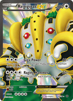 Carta Regigigas-EX 99 do set Next Destinies — Pokémon TCG | Bynx