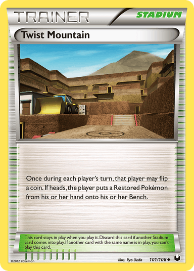 Carta Twist Mountain 101/108 do set Dark Explorers — Pokémon TCG | Bynx