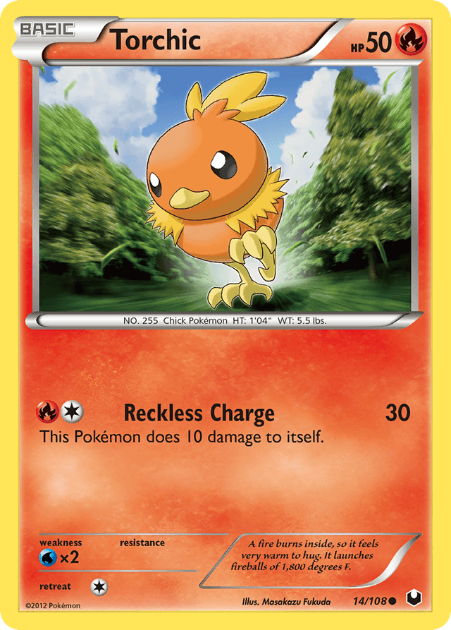 Carta Torchic 14/108 do set Dark Explorers — Pokémon TCG | Bynx