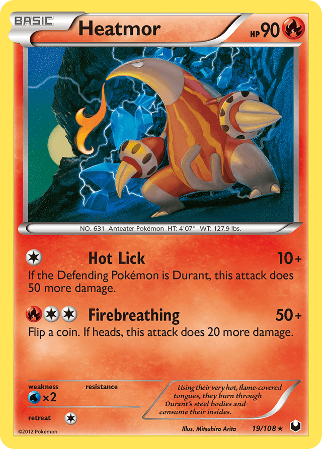 Carta Heatmor 19/108 do set Dark Explorers — Pokémon TCG | Bynx