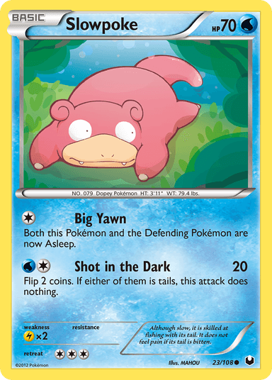 Carta Slowpoke 23/108 do set Dark Explorers — Pokémon TCG | Bynx