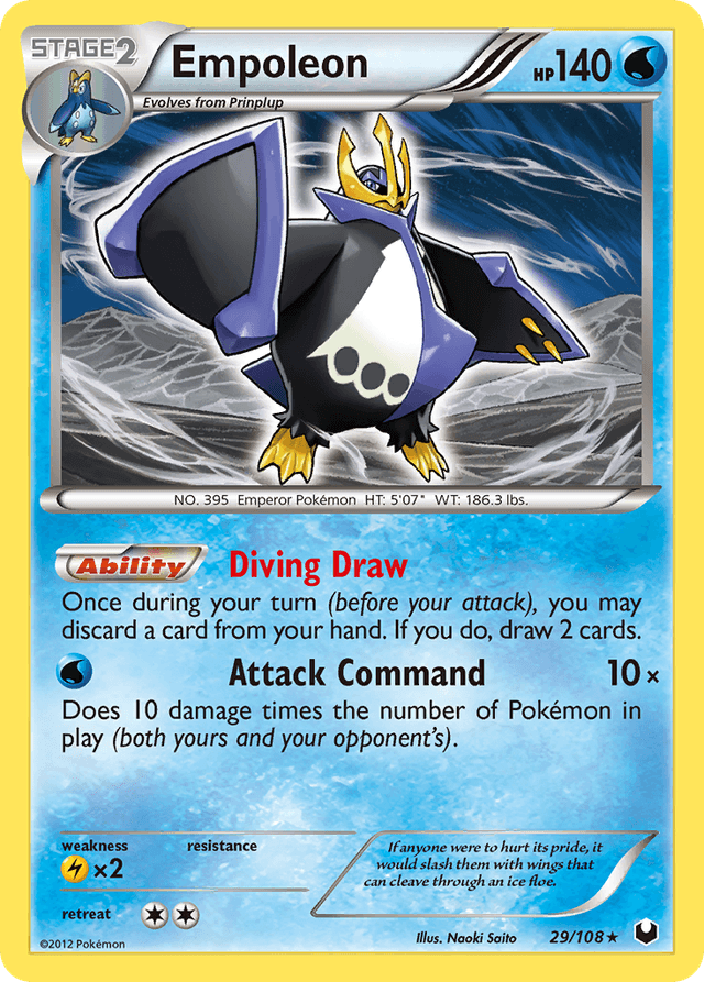Carta Empoleon 29/108 do set Dark Explorers — Pokémon TCG | Bynx