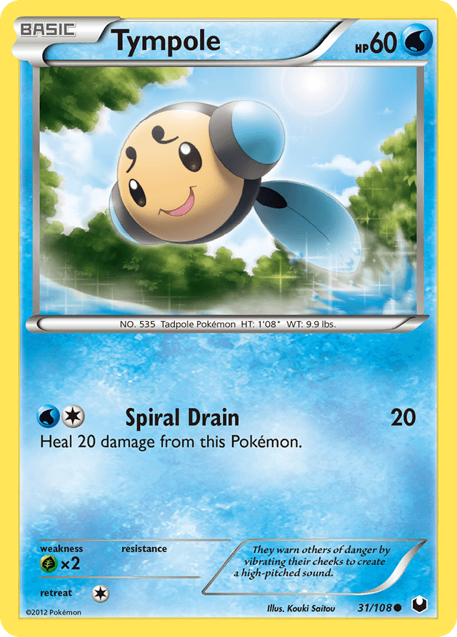 Carta Tympole 31/108 do set Dark Explorers — Pokémon TCG | Bynx