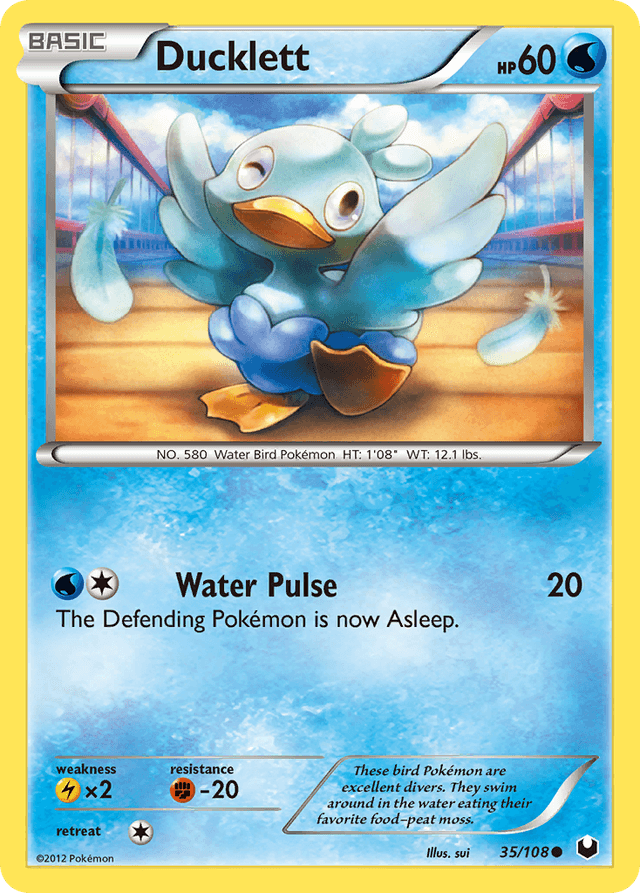 Carta Ducklett 35/108 do set Dark Explorers — Pokémon TCG | Bynx