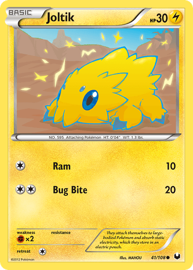 Carta Joltik 41/108 do set Dark Explorers — Pokémon TCG | Bynx