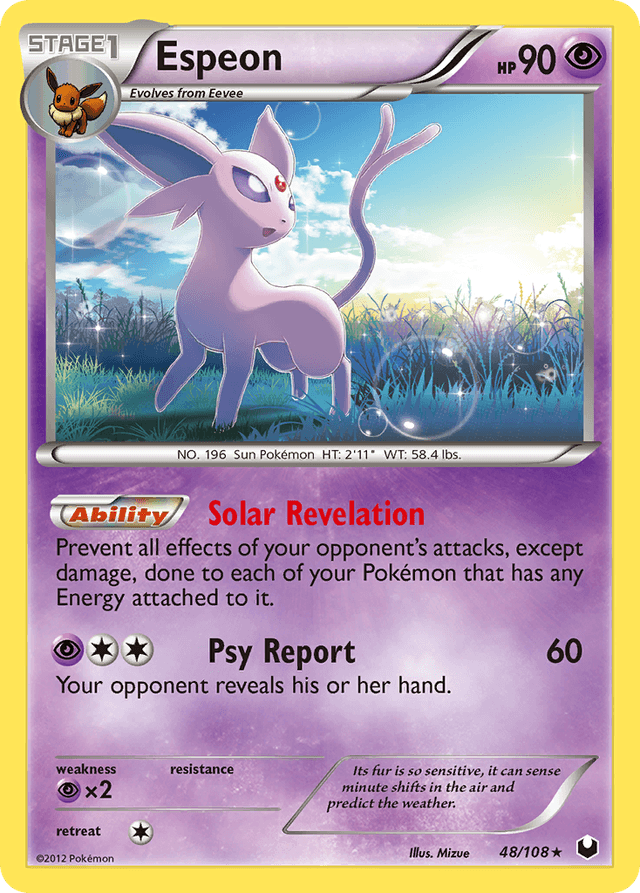Carta Espeon 48/108 do set Dark Explorers — Pokémon TCG | Bynx