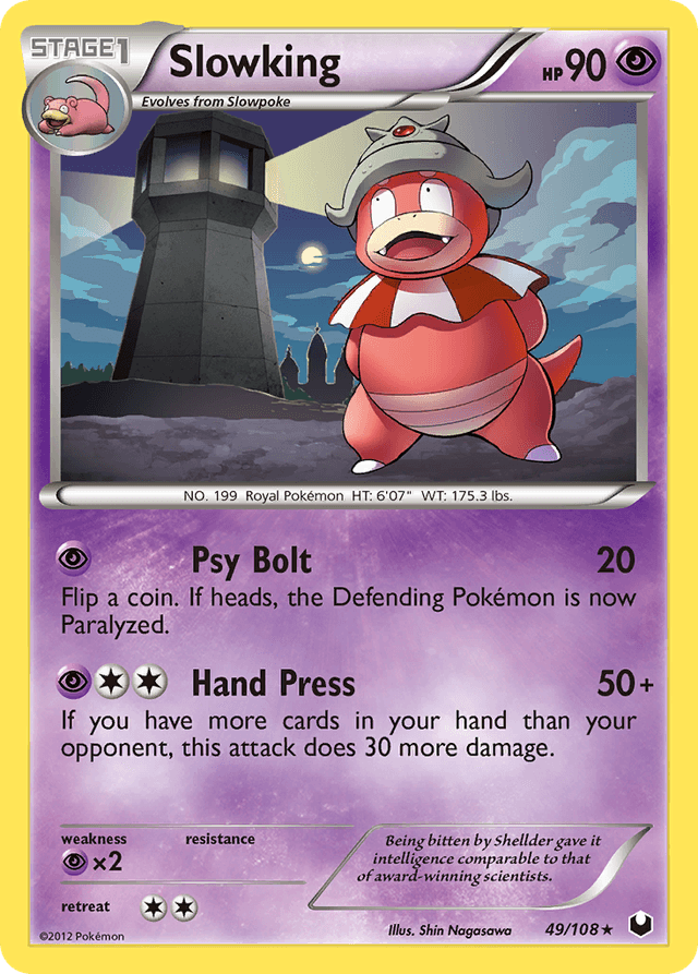 Carta Slowking 49/108 do set Dark Explorers — Pokémon TCG | Bynx