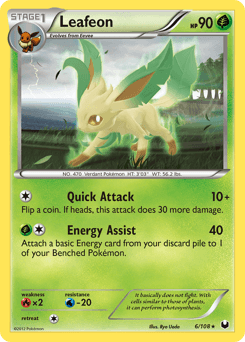 Leafeon 6/108 — Exploradores da Escuridão