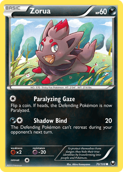 Zorua 70 — Dark Explorers
