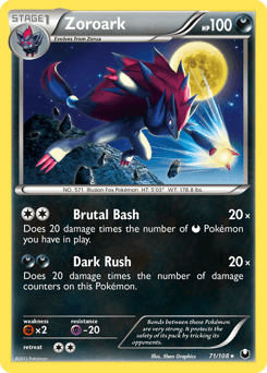 Zoroark 71 — Dark Explorers