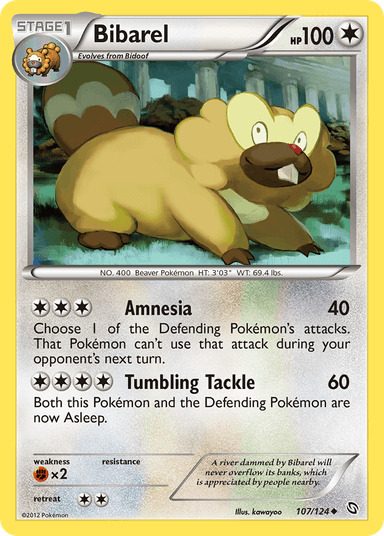 Carta Bibarel 107/124 do set Dragons Exalted — Pokémon TCG | Bynx