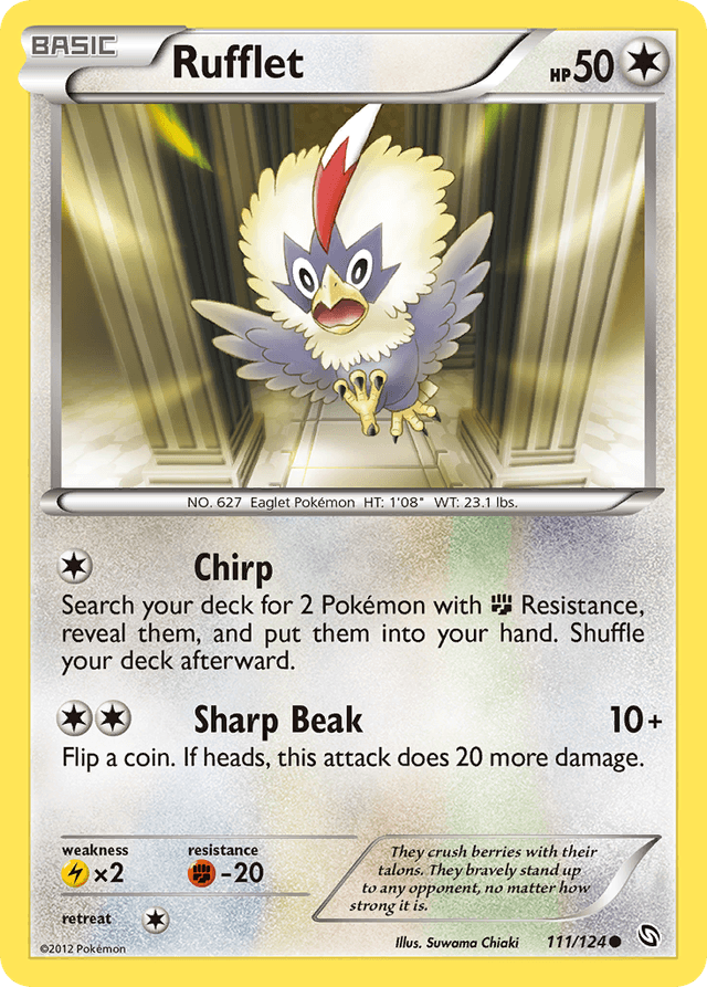Carta Rufflet 111/124 do set Dragons Exalted — Pokémon TCG | Bynx