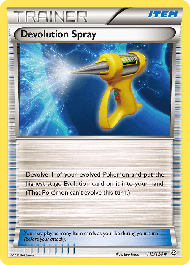 Carta Devolution Spray 113/124 do set Dragons Exalted — Pokémon TCG | Bynx