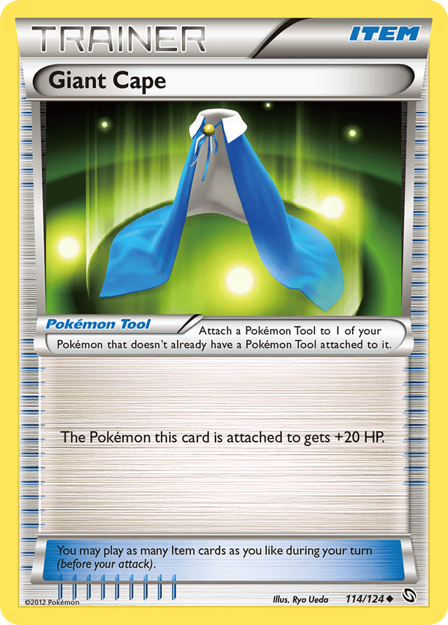 Carta Giant Cape 114/124 do set Dragons Exalted — Pokémon TCG | Bynx