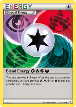 Blend Energy GrassFirePsychicDarkness 117/124 — Dragões Enaltecidos
