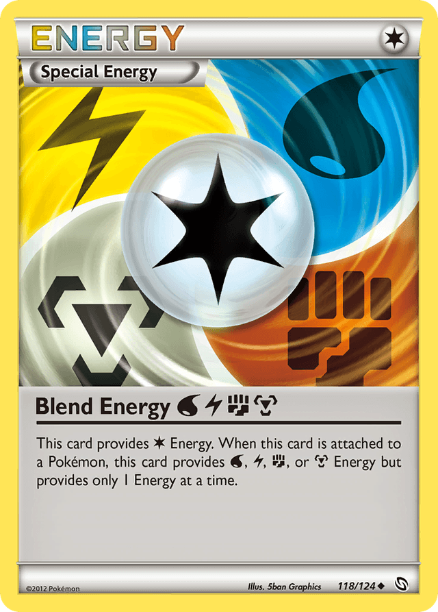 Carta Blend Energy WaterLightningFightingMetal 118/124 do set Dragons Exalted — Pokémon TCG | Bynx