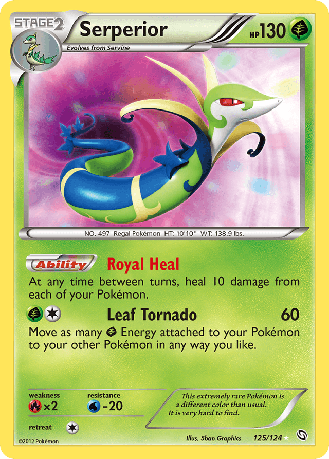 Carta Serperior 125/124 do set Dragons Exalted — Pokémon TCG | Bynx