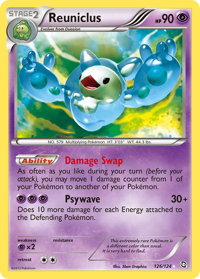 Carta Reuniclus 126/124 do set Dragons Exalted — Pokémon TCG | Bynx