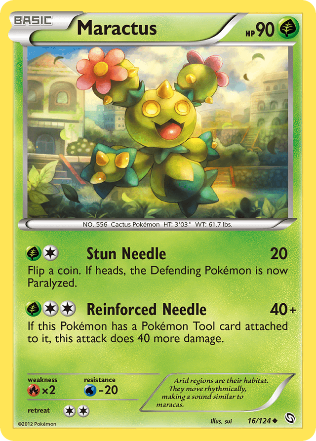 Carta Maractus 16/124 do set Dragons Exalted — Pokémon TCG | Bynx