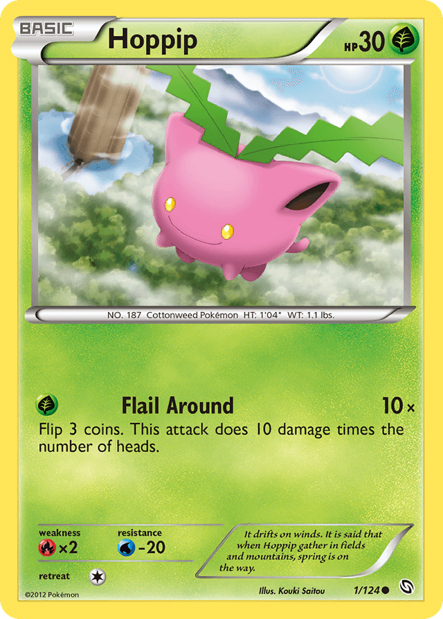 Carta Hoppip 1/124 do set Dragons Exalted — Pokémon TCG | Bynx