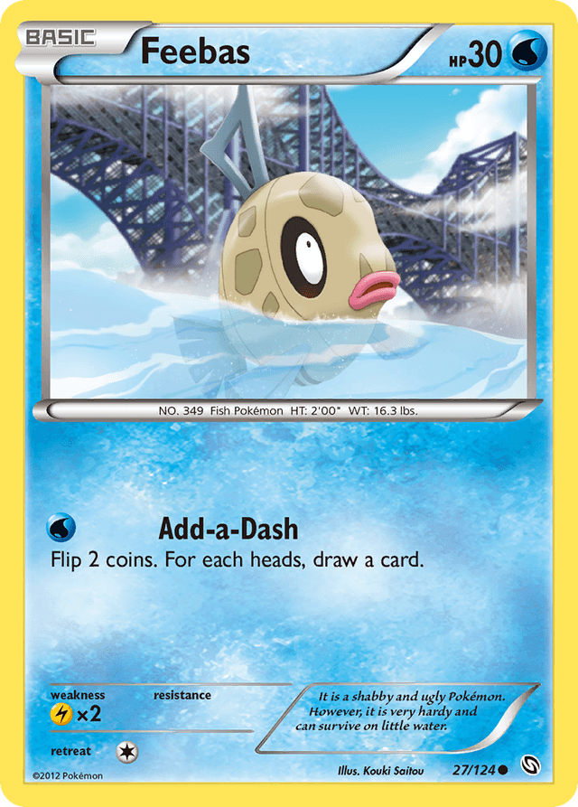 Carta Feebas 27/124 do set Dragons Exalted — Pokémon TCG | Bynx