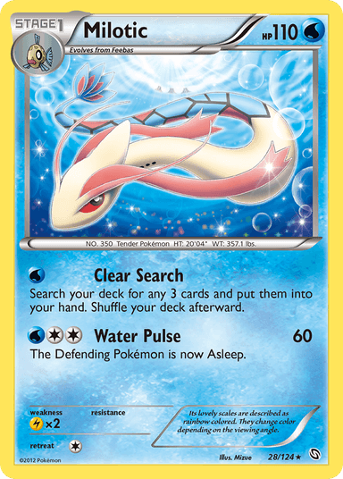 Carta Milotic 28/124 do set Dragons Exalted — Pokémon TCG | Bynx