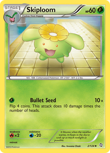 Carta Skiploom 2/124 do set Dragons Exalted — Pokémon TCG | Bynx