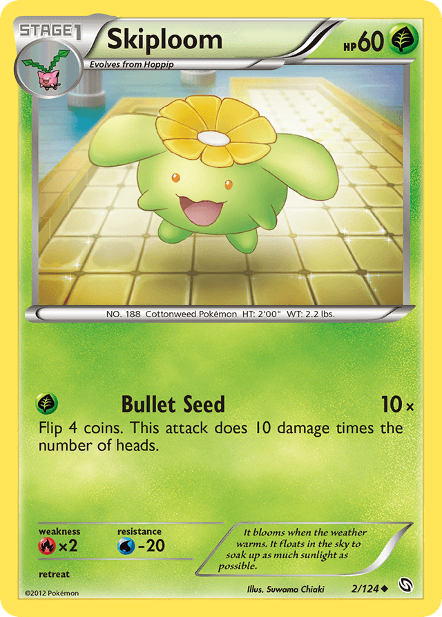Carta Skiploom 2/124 do set Dragons Exalted — Pokémon TCG | Bynx