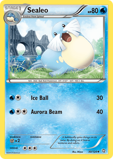 Carta Sealeo 30/124 do set Dragons Exalted — Pokémon TCG | Bynx