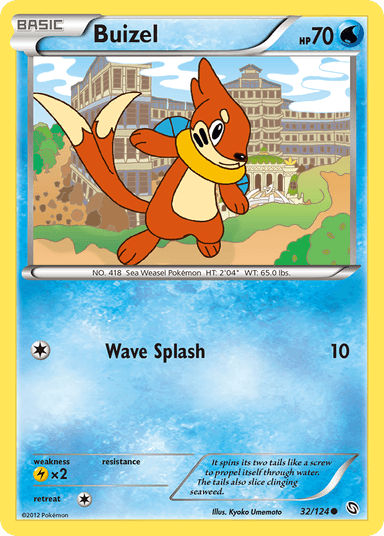 Carta Buizel 32/124 do set Dragons Exalted — Pokémon TCG | Bynx