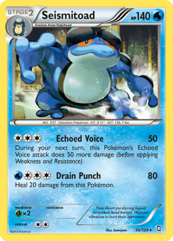 Seismitoad 36/124 — Dragões Enaltecidos