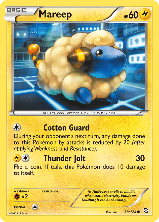 Carta Mareep 38/124 do set Dragons Exalted — Pokémon TCG | Bynx