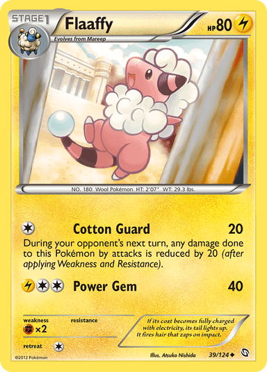 Carta Flaaffy 39/124 do set Dragons Exalted — Pokémon TCG | Bynx
