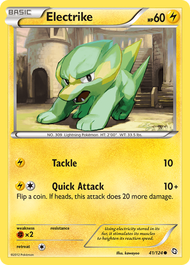 Carta Electrike 41/124 do set Dragons Exalted — Pokémon TCG | Bynx