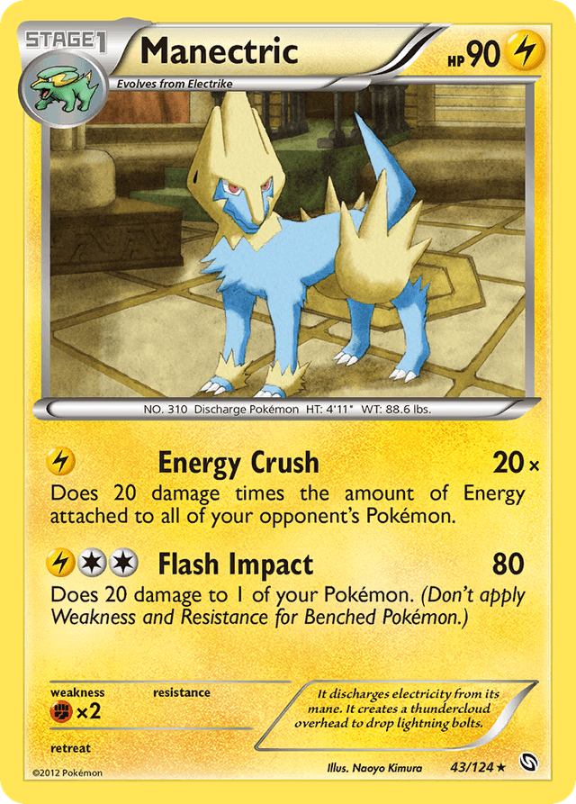 Carta Manectric 43/124 do set Dragons Exalted — Pokémon TCG | Bynx